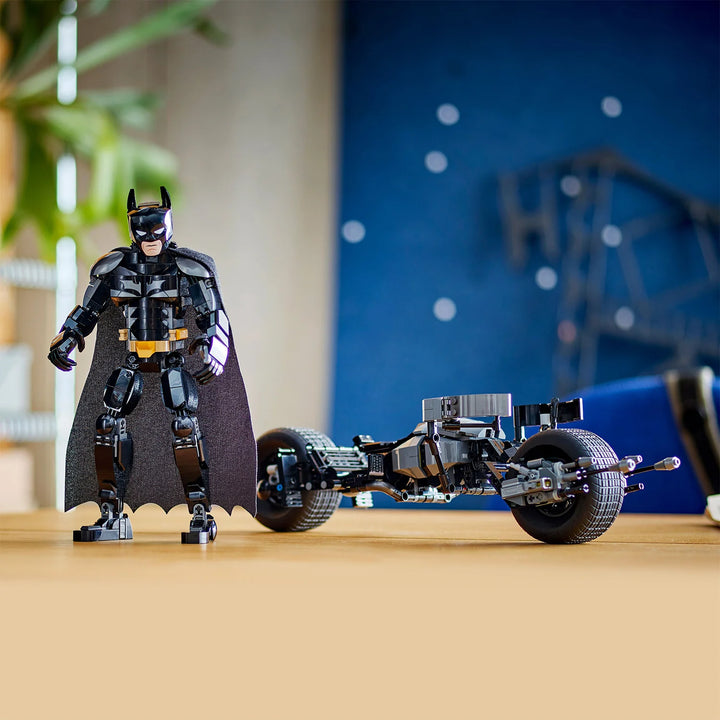 Batman™ Construction Figure and the Bat-Pod Bike