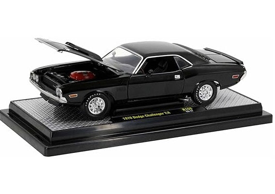 1/24 Black 1970 Dodge Challenger T/A