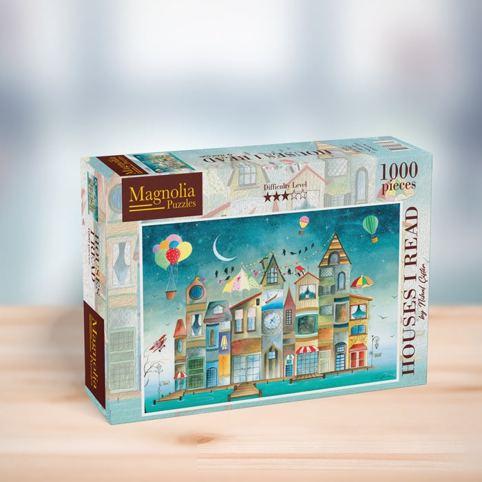 1000pc Houses I Read Nihal Cifter Special Edition Jigsaw Puzzle_2