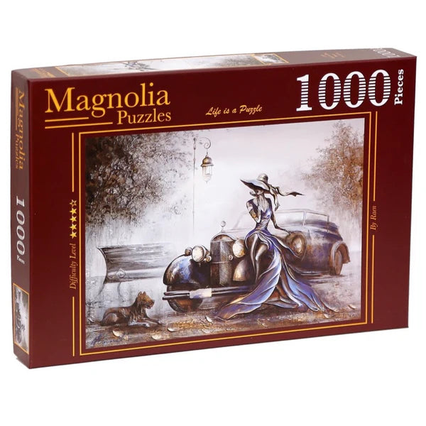 1000pc Lady in Blue Raen Special Edition Jigsaw Puzzle