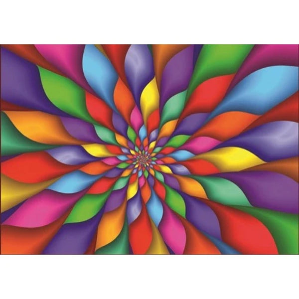 1000pc Rainbow Petals Jigsaw Puzzle