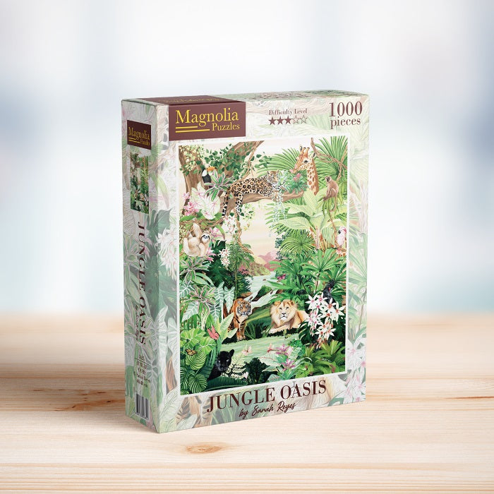 1000pc Jungle Oasis Sarah Reyes Special Edition Jigsaw Puzzle_2