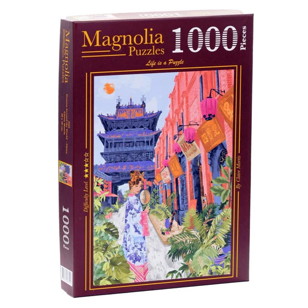 1000pc Women Around the World China Claire Morris Special Edition Jigsaw Puzzle