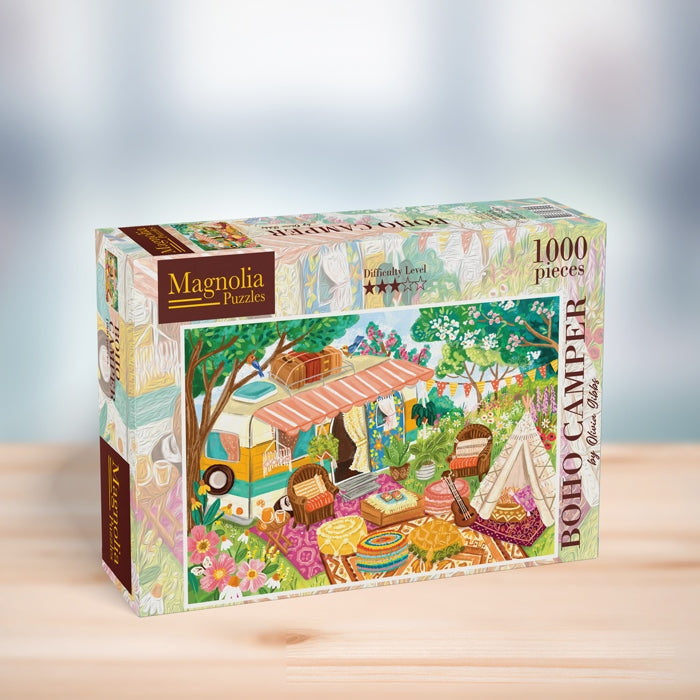 1000pc Boho Camper Olivia Gibbs Special Edition Jigsaw Puzzle_2