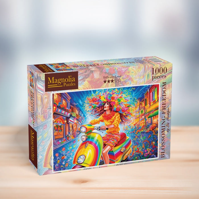 1000pc Blossoming Freedom Elif Hurdogan Special Edition Jigsaw Puzzle_2