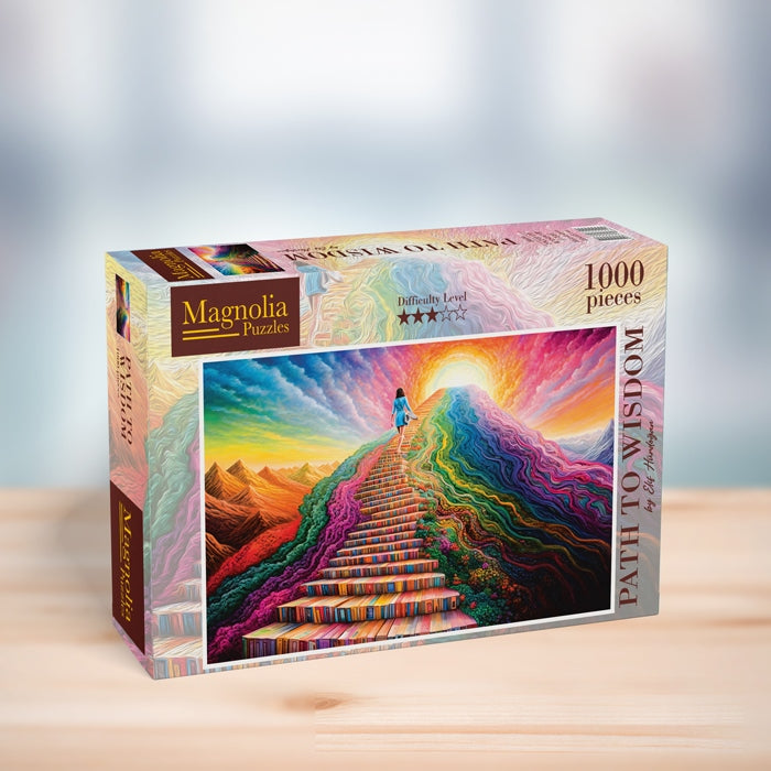 1000pc Path to Wisdom Elif Hurdogan Special Edition Jigsaw Puzzle_2