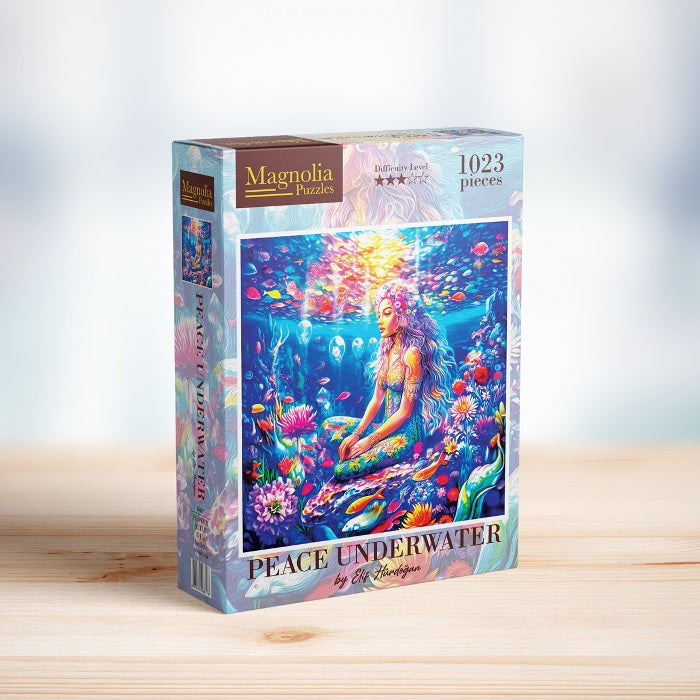 1023pc Peace Underwater - Elif Hurdogan Special Edition Jigsaw Puzzle_2