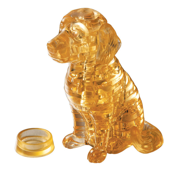 3D Crystal Puzzle: Golden Retriever