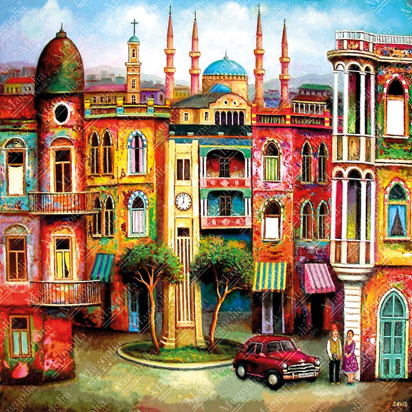 1000pc Tbilisi Square David Martiashvili Special Edition Jigsaw Puzzle_1