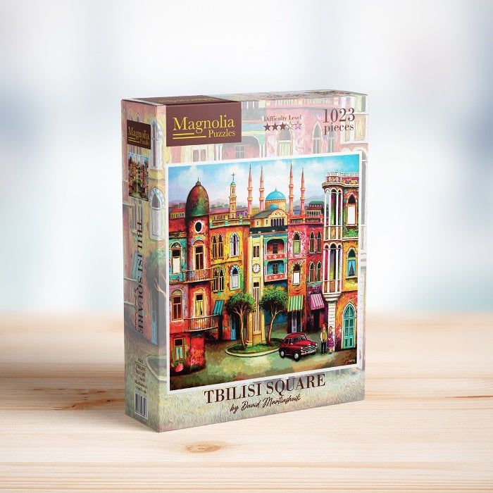 1000pc Tbilisi Square David Martiashvili Special Edition Jigsaw Puzzle_2