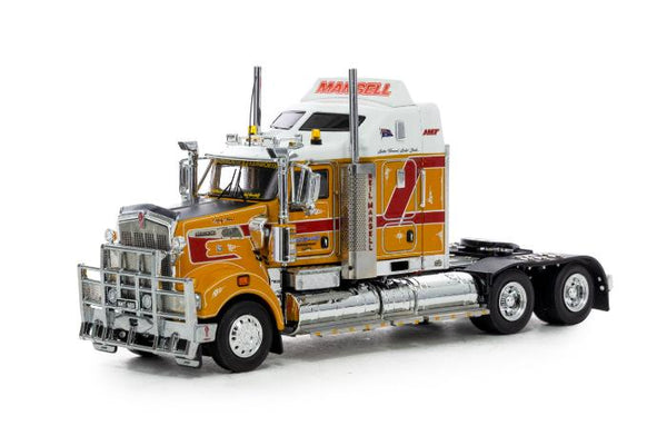 1/50 Kenworth T909 Mansells Transport & MaxiTrans B Double Flat Top Mansells Transport Combo