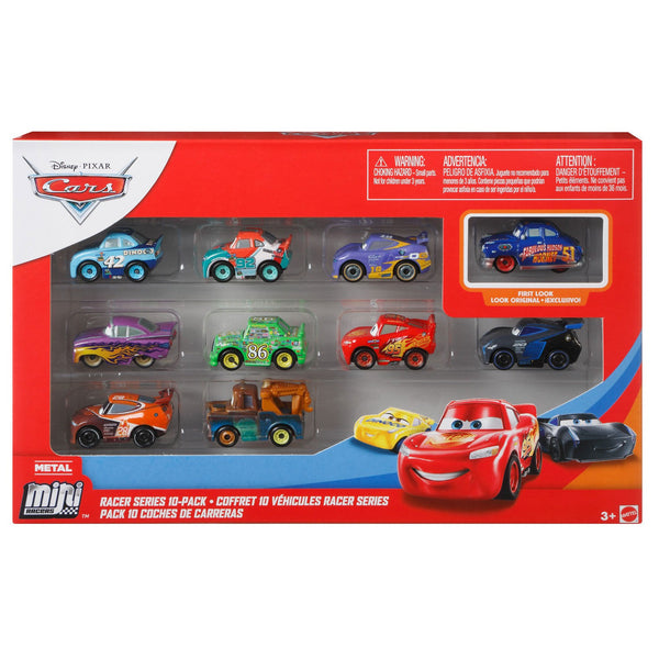 Disney Pixar Cars Mini Racers 10 Pack Assortment