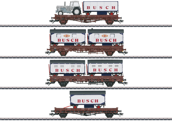 HO Circus Busch Freight Car Set