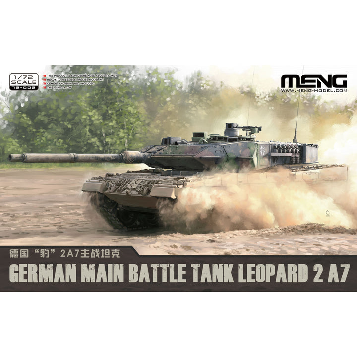 1/72 German Main Battle Tank Leopard 2 A7 Plastic Model Kit_8