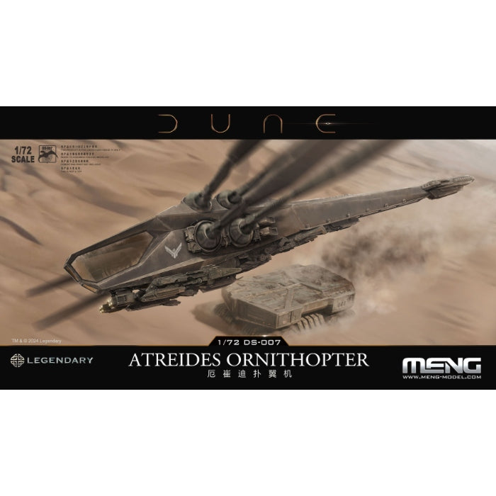 1/72 Dune Atreides Ornithopter Plastic Model Kit