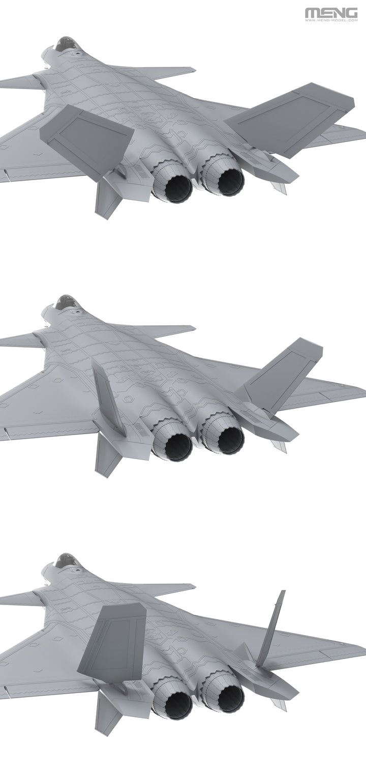 1/48 Chinese J-20 Stealth Fighter Plastic Model Kit_12