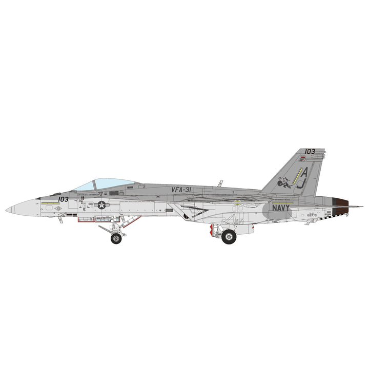 1/48 Boeing F/A-18E Super Hornet Plastic Model Kit_16