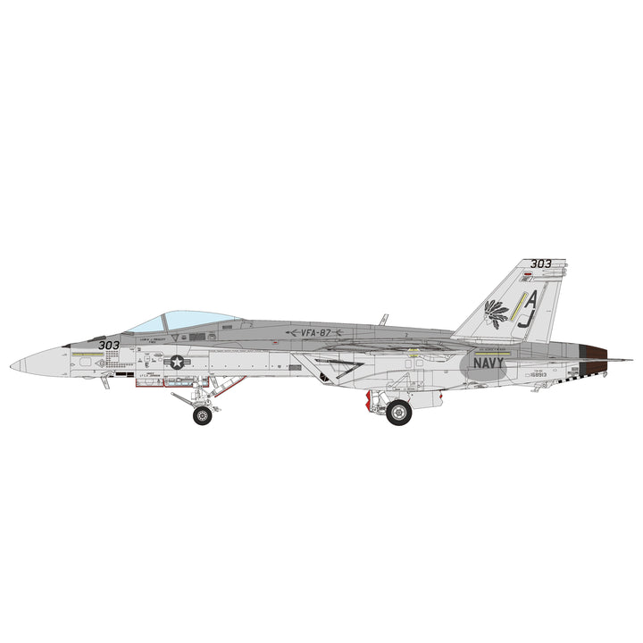 1/48 Boeing F/A-18E Super Hornet Plastic Model Kit_17