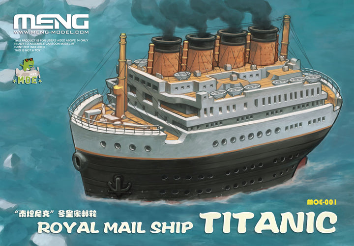 Royal Mail Ship Titanic (Cartoon Model) Plastic Model Kit_5