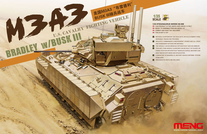 1/35 U.S. Cavalry Fighting Vehicle M3A3 Bradley with BUSK III_12