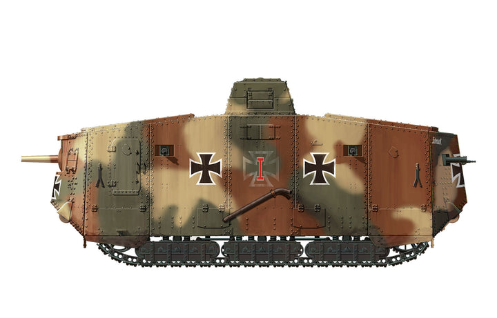 1/35 German A7V Tank (Krupp) Plastic Model Kit_9