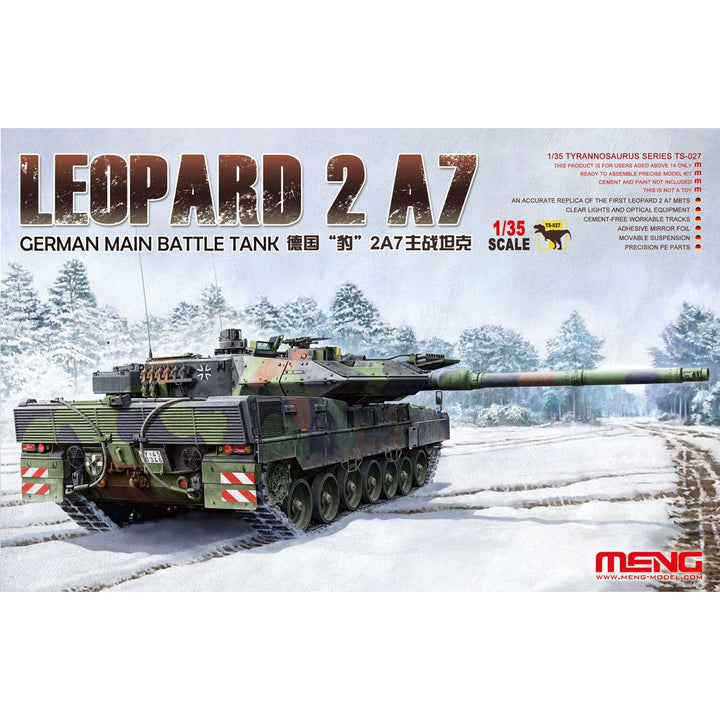 1/35 German Main Battle Tank Leopard 2 A7 Plastic Model Kit_12