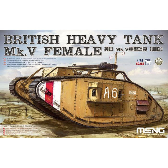 1/35 British Heavy Tank Mk.V Female