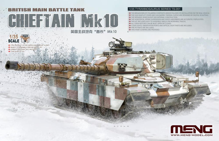 1/35 British Main Battle Tank Chieftain Mk10 Plastic Model Kit_14