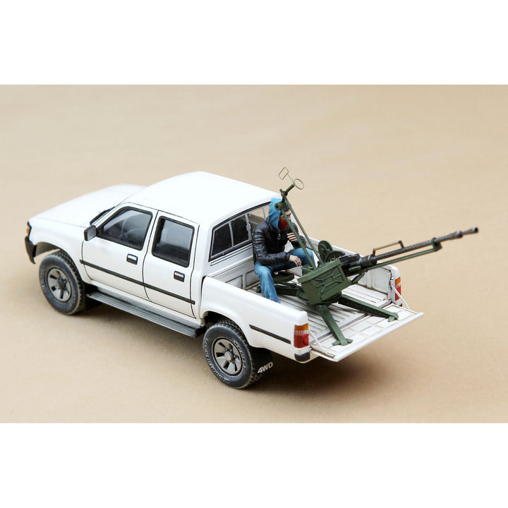 1/35 Pickup with ZPU-1 Plastic Model Kit_2