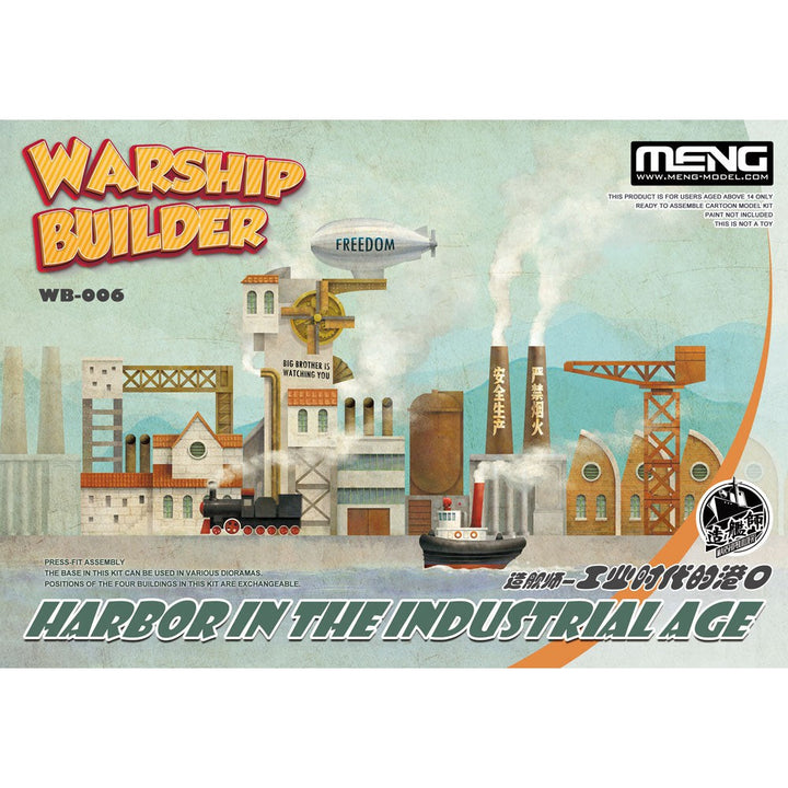 Warship Builder Harbor In The Industrial Age (Cartoon Model)_4