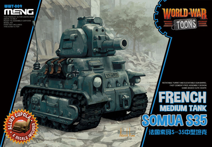 French Medium Tank Somua S-35 (Cartoon Model)_4