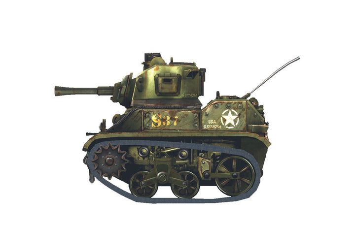 U.S. Light Tank M5 Stuart (Cartoon Model)_5