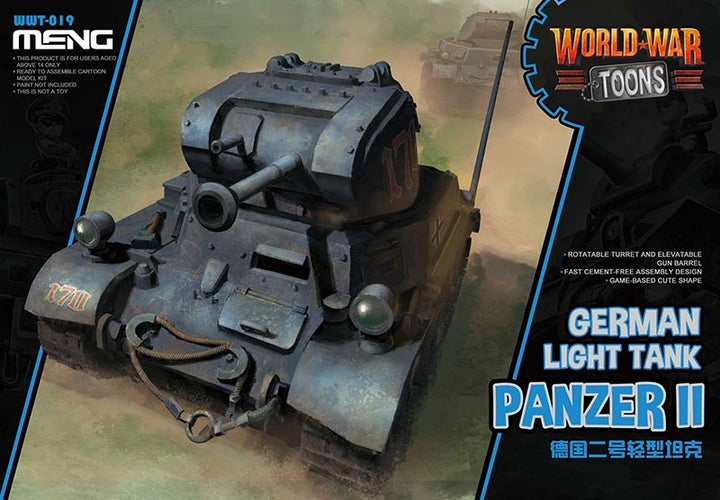 German Light Tank Panzer II (Cartoon Model)_4