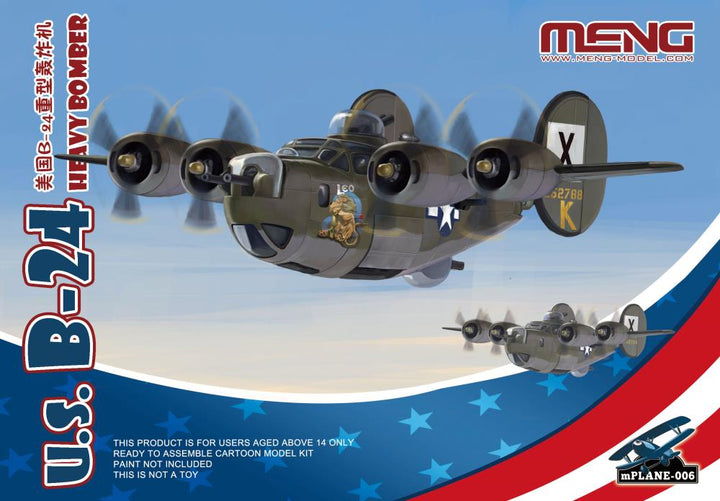 U.S. B-24 Heavy Bomber (Cartoon Model) Plastic Model Kit_6