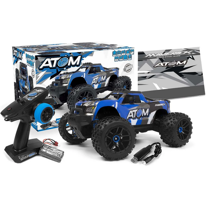 1/18 Atom 4WD Electric Truck - Blue_8