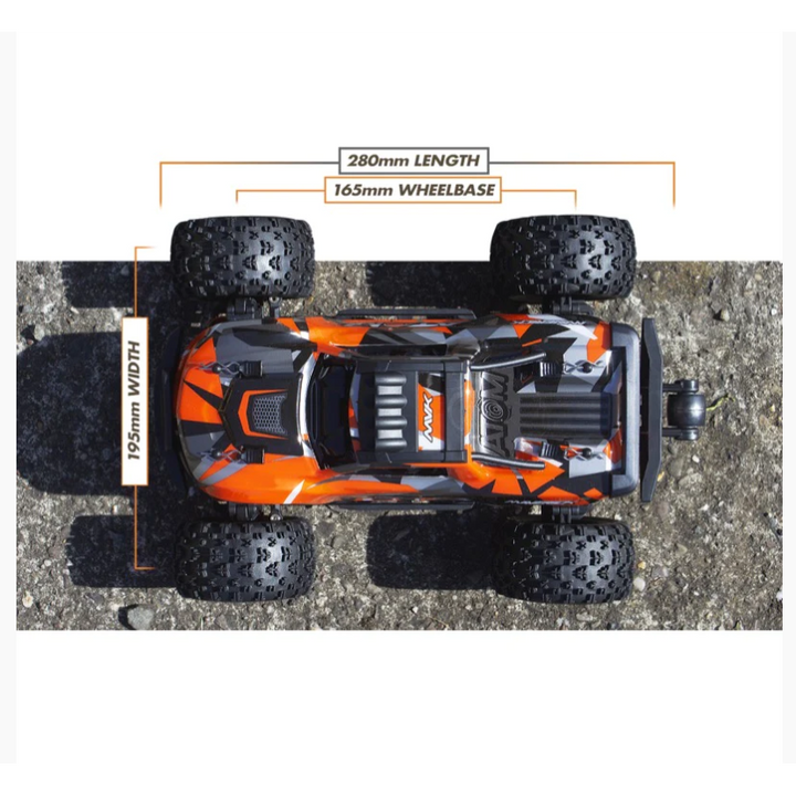 1/18 Atom 4WD Electric Truck - Orange_8