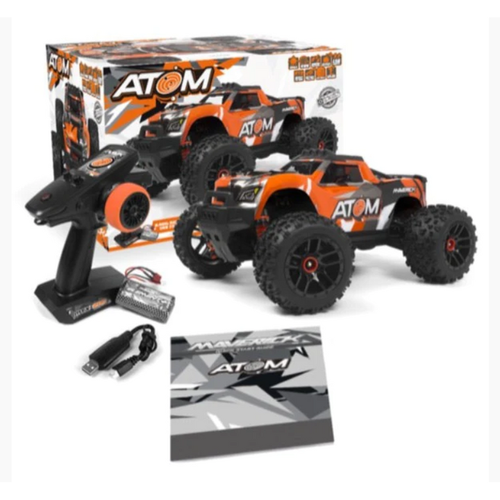 1/18 Atom 4WD Electric Truck - Orange_9