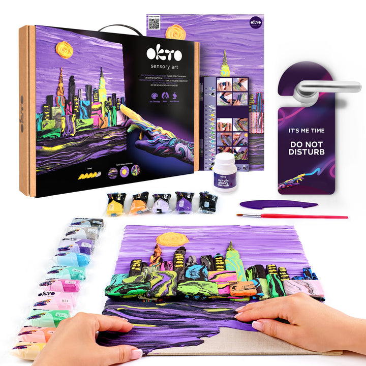 Sensory Art 3D Creative Set: New York Skyline