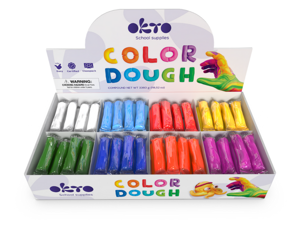 Color Dough for Kids Classpack - pack of 96