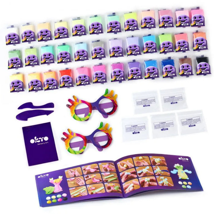 Sensory Art: 36 Colors Air Clay Creativity Set