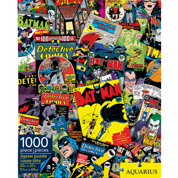 1000pc DC Comics Batman Retro Collage