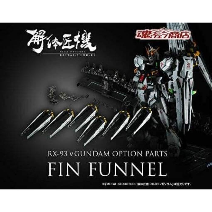 Metal Structure Kaitai-Shou-Ki RX-93 Nu Gundam Option Parts Fin Funnel Reissue