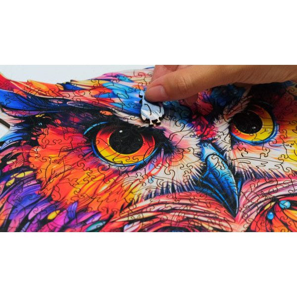 image2_500pc Owl Wooden Jigsaw Puzzle