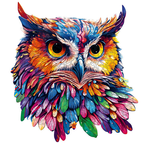 image1_200pc Owl Wooden Jigsaw Puzzle