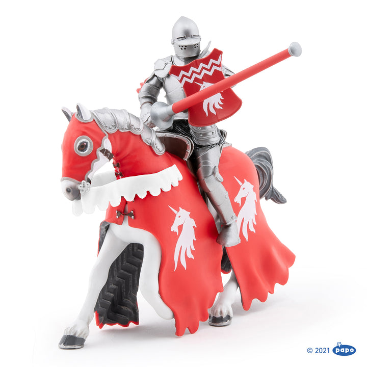 Horse of Unicorn Knight with Spear Figurine_2