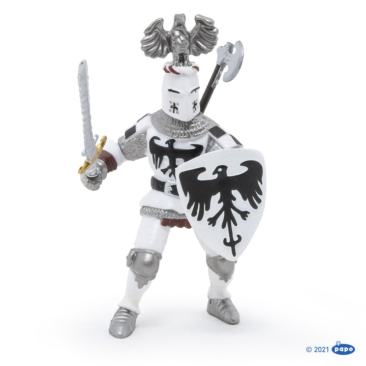 White Crested Knight Figurine_2