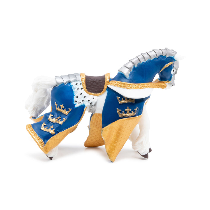 Blue King Arthur's Horse Figurine_4