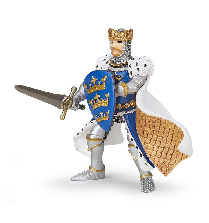 Blue King Arthur Figurine