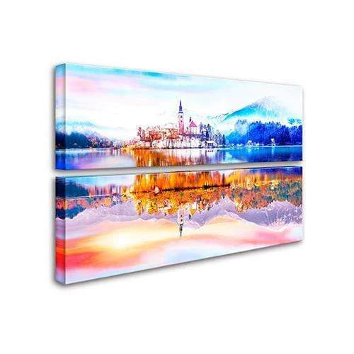 432pc Beautiful Lake Bed Canvas Set Puzzle