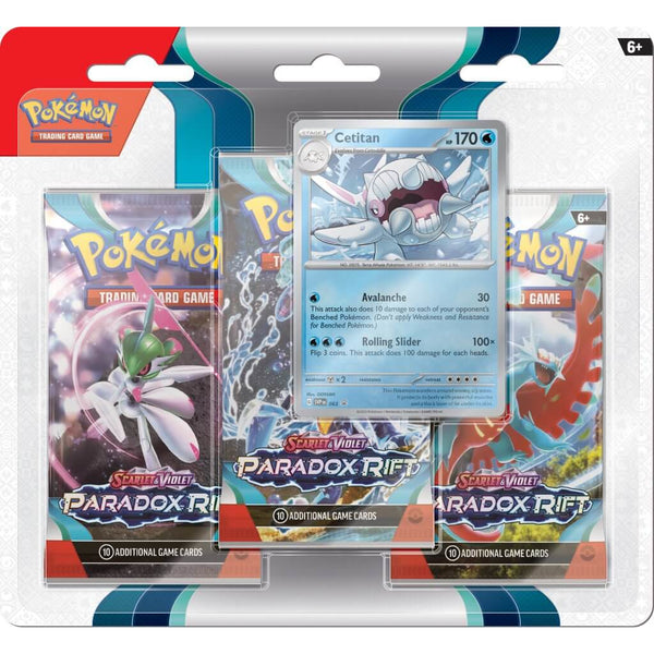 TCG Scarlet & Violet 4 Paradox Rift Three Booster Blister